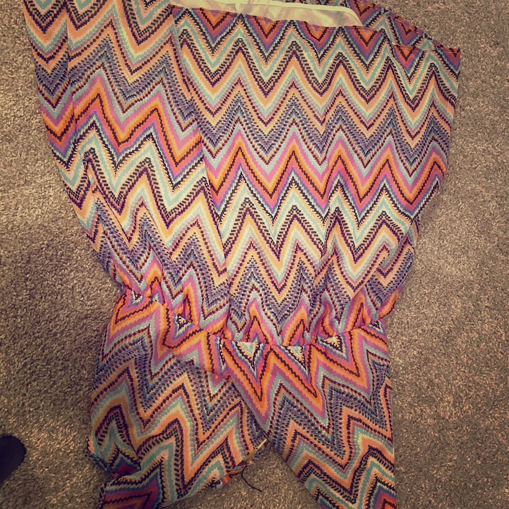 Thin Strapped Colorful Dress